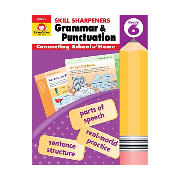 Skill Sharpeners Grammar and Punctuation, Grade 6