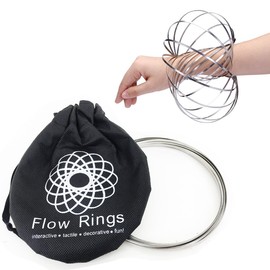 Flow Ring Kinetic Spring Toy 3D Sculpture Ring