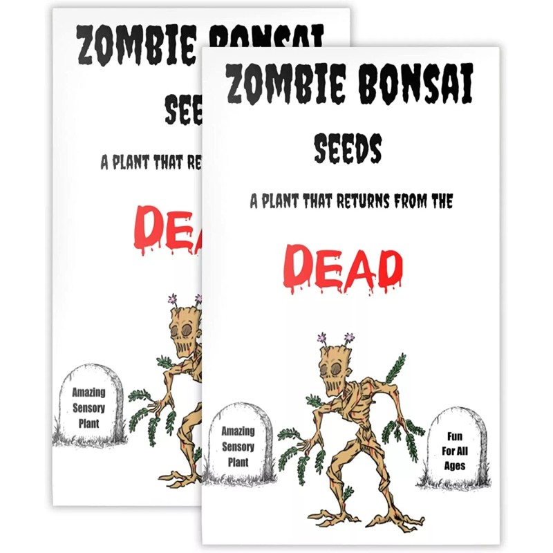 CZ Grain Zombie Bonsai Seed Packets (2 Pack) Sensory Bonsai