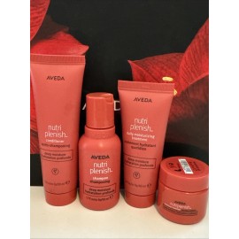 AVEDA 4 TRAVEL size Nutriplenish Deep  shampoo conditioner daily treatment mask