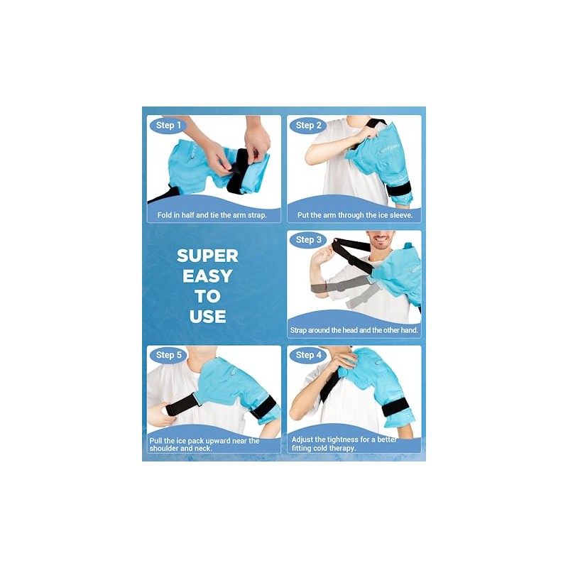 Comfytemp Comfytemp Shoulder Ice Pack for Injuries Reusable Gel Ice