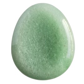 Lovionus89 Green Aventurine Crystal Thumb Stone Water Drop Chakra Stones Reiki Healing Palm Stone for Relaxing