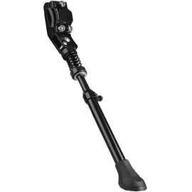 Bicycle Kickstand Adjustable Aluminium Alloy Cycling Height Rear Mount Side Kick Stand Universal Support Bracket for MTB Mountain Bike Suitable for 16" 20" 24" 26" Tire and 700 Road Bicycle