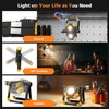 2 Pack 2500LM Magnetic Rechargeable Work Light, LED Work Light