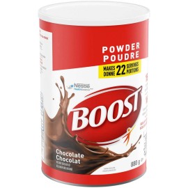 Nestle Boost Nutritional Powder Instant Chocolate Breakfast Drink Mix, 880g/1.9 lb