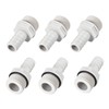 M METERXITY 6pcs Barb Hose Fitting PVC Pipe Connector for