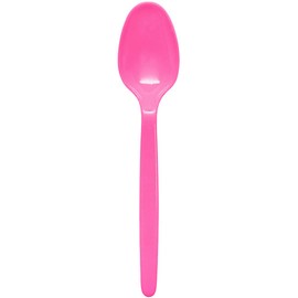 Karat Karat U2100 (Pink) PS Heavy Weight Tea Spoons - Pink (Case of 1000)