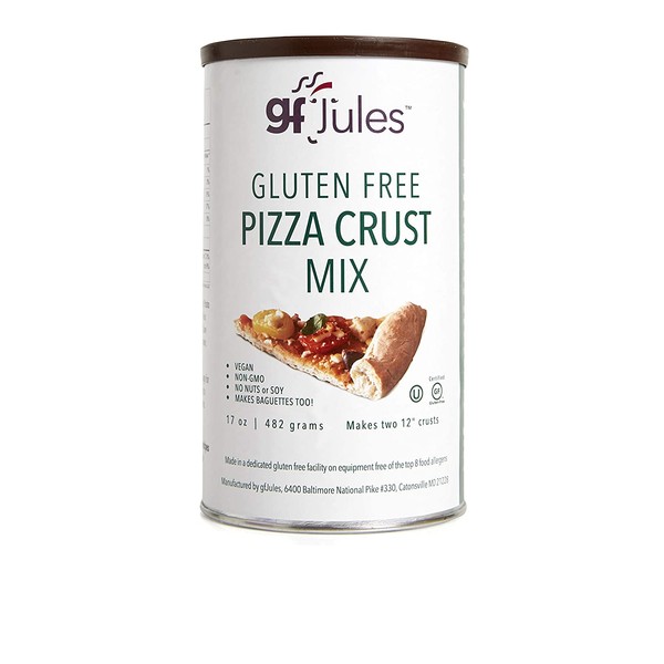 gfJules Gluten Free Pizza Crust Mix - Voted #1 by GF Consumers 1.05 lbs, Pack of 1