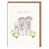 Lottie Murphy - Spring Lambs Easter Card - 'Happy Easter'