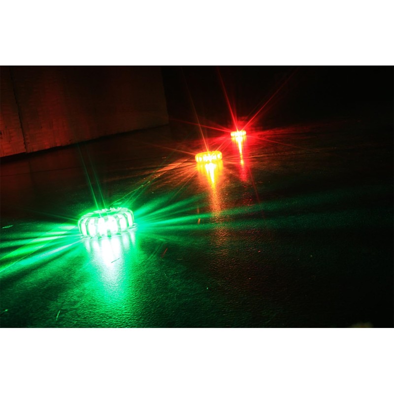NightSearcher Pulsar-AAA Single Blue LED Flashing Road Flare for Roadside