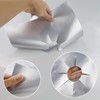SZCXDKJ 10 Pieces Silver Gas Hob Protectors,Non-Stick Stove Cover Washable,Reusable,Burner