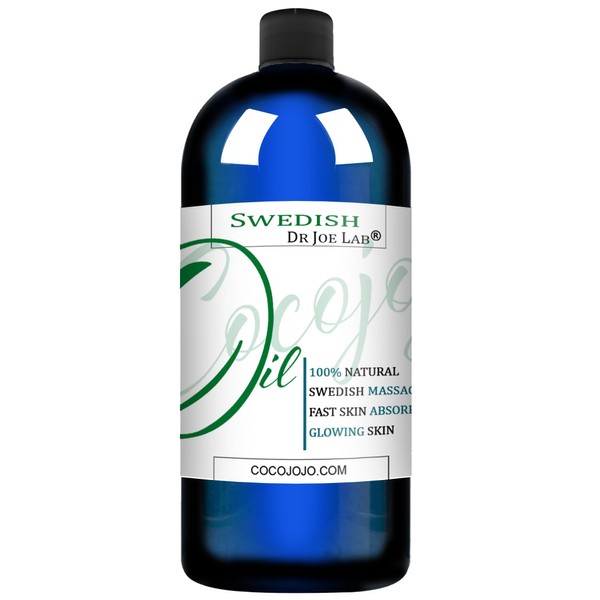 Swedish Jojoba Massage Oil Blend - 100% Natural Carrier Oil