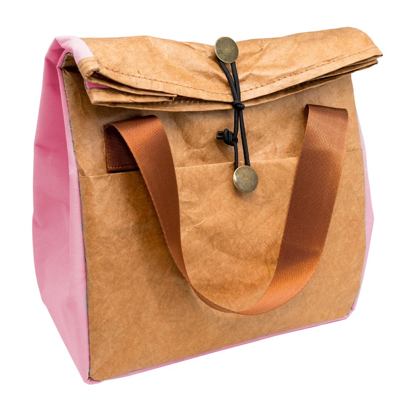 NERTHUS Thermal Bag with Tyvek Design with Kraft and Detail