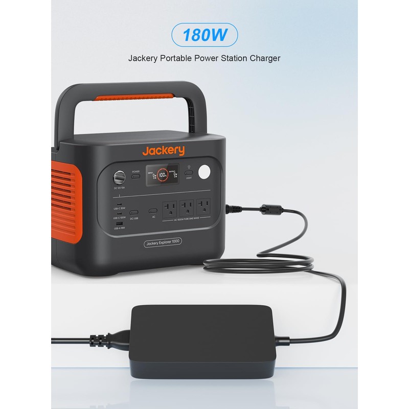 24V 180W AC Adapter Replacement Jackery Charger for Jackery Explorer