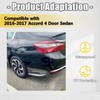 KUAFU Rear Bumper Lip Underbody Spoiler Splitter Compatible with 2016-2017