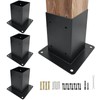 ITeVe.GD Post Anchor Base,Concrete Wood Fence Post Base for 4"