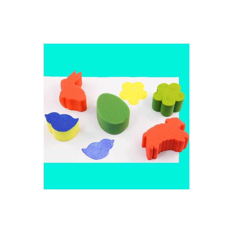 Childrens Paint and Art Sponges ~ Easter 5 Spring Themed