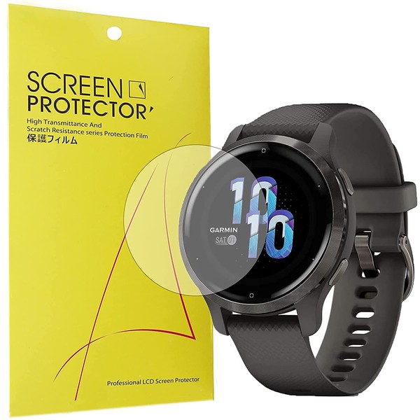 Giaogor Venu 2S Screen Protector, [6 Pack] Full Coverage TPU