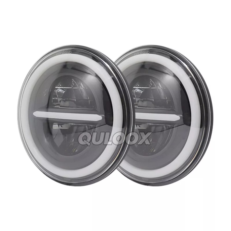 QULOOX for Chevy Bel Air 1955-1957 Pair 7" inch Round