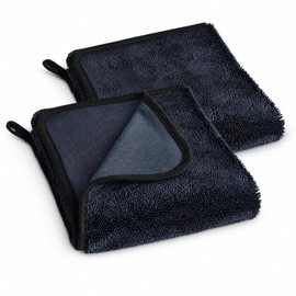2 Pack Magic Bathroom Drying Cloth,Black Cloths For Cleaning Shower Glass