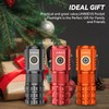 UNROEVS XC06 Mini Flashlight Rechargeable,Pocket Flashlight with Magnet,Super Bright Small