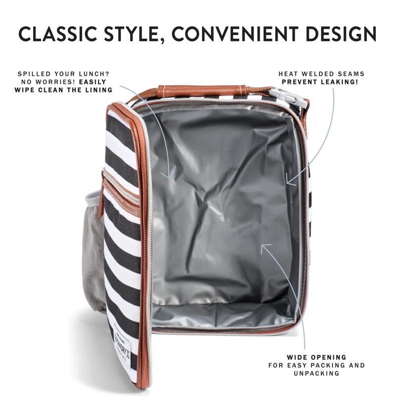 Fit & Fresh Foundry, Thayer Insulated Lunch Bag with 2