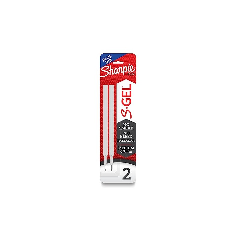 Sharpie® S-Gel Pen Refills, Medium Point, 0.7 mm, Blue Ink,