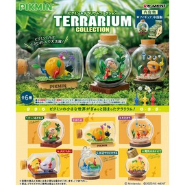 Reement Pikmin Terrarium Collection Box Product, 6 Types, 6 Pieces, Approx. H 3.1 x W 5.5 x 3.1 inches (80 x 140 x 80 mm)