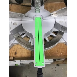 Speedway Zero Clearance Insert for Festool Kapex KS 120 / KS 88 - NEON GREEN