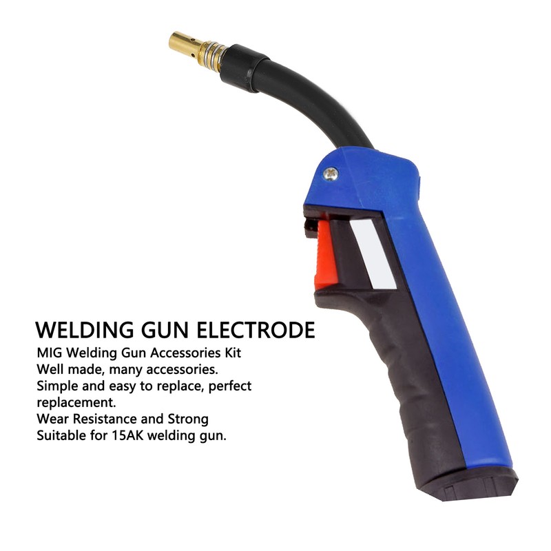 12Pcs MIG Welding Gun Accessory Kit Electrode Nozzle Connecting Rod