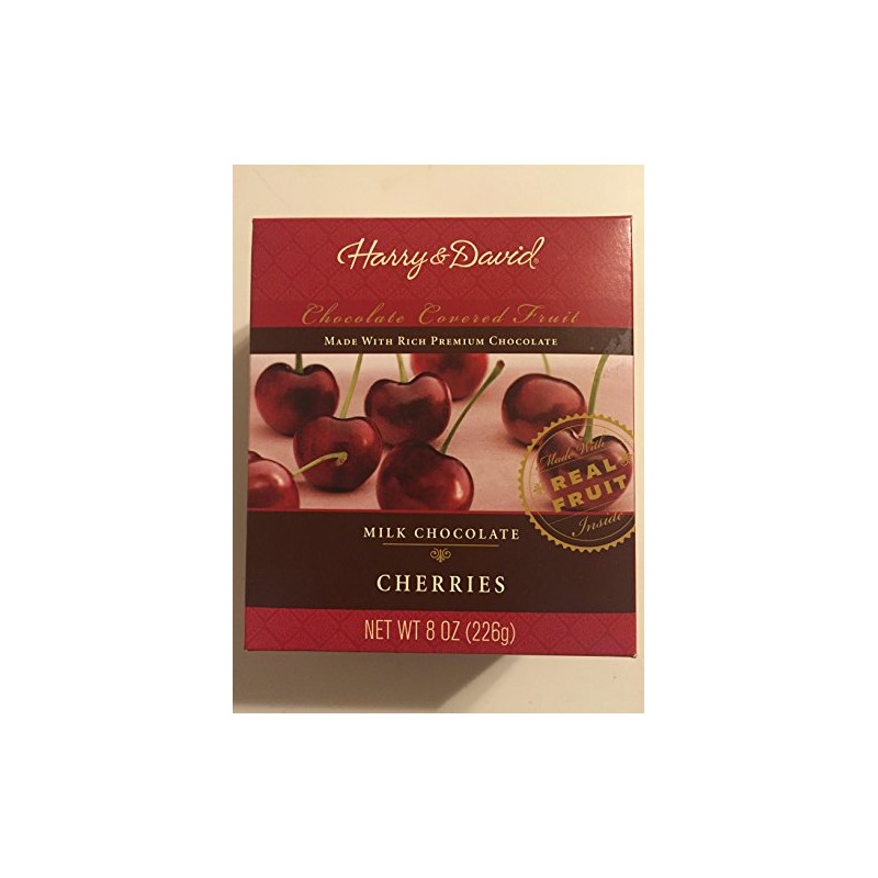 Harry and David, Milk Chocolate Cherries, 8 ounces.