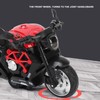 Alloy Motorcycle Model High Simulation Cool Sound Light Pull Back