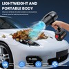 Electric-Cordless-Leaf-Blower - 420000RPM Handheld Leaf Blower - 48V*2Pcs Batteries and