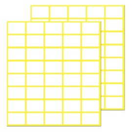 20 x 13 mm, 1000 Pack, Matte White Sticky Labels Stickers - for Price Labels