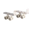 Tckenan Sliding Door Wheel, 4 Pack Stainless Steel & Plastic,