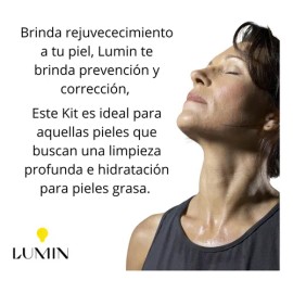 Lumin Antiedad Piel Grasa Limpieza Profunda Antiacné Vegano                                                                                           