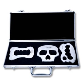 Gaocai Medical Grade Stainless Steel GuaSha Scraping Massage Tool Stainless Steel Gua Sha Set Scraping Massage Tool Reduce Back, Legs, Arms,Neck,Shoulder Muscle Pain Gaocai33