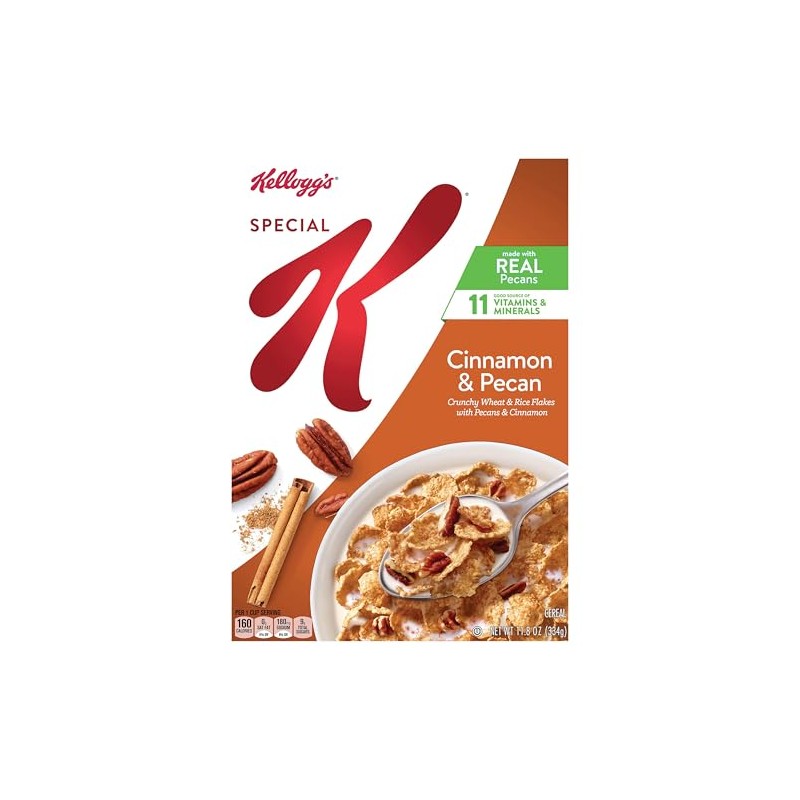 Kellogg's, Special K Cinnamon Pecan, 11.8 Ounce