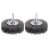 sourcing map 2PCS Wire Wheel Brush for Drill Attachment 3"