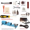 Mini Wood Lathe Machine Multi-Purpose Upgraded And Lengthened Processing Diameter