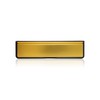 UAP MailPlate Luxe 12" Letterplate Satin Brass, Premium Draught Proof