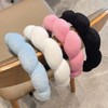 Women's Towel Face Wash Headband Headband Pink 3ea