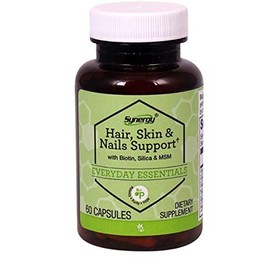 Vitacost Synergy Hair, Skin and Nails Support with Biotin Silica and MSM - 60 Capsules