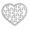 Ideen mit Herz Heart & Puzzle Heart Cutting Dies Set