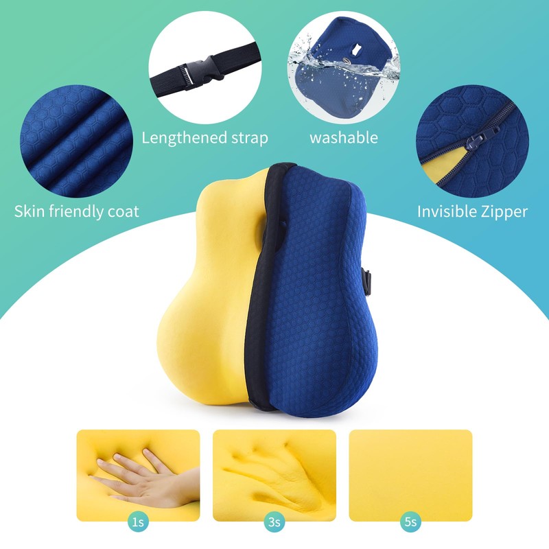 seeknow Lumbar Support for Chair Back Support for Couch Lumbar