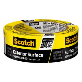 Scotch Exterior Surface Painter’s Tape, 1.41 inches x 45 yards, 2097, 1 roll