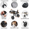 LIU&LIU Adjustable 2 Wheels Pet Wheelchair for Back Legs,Large and