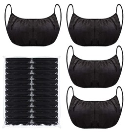 Janmercy 24 Pcs Disposable Nonwoven Bras Black Women Disposable Spa Top Garment Underwear Beauty Sunless Spray Tanning Brassieres,Medium