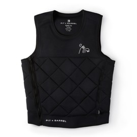 Mens Neoprene Wakesurf Impact Vest for Boating by Pit + Barrel Wake Surf Co. - Designed for Wake Surf and Skimboard, but Great for All Watersports Activities! Lightweight, Durable, and Timeless Style.