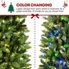VIVATREES 9ft Pre-Lit Pencil Christmas Tree with 350 Multicolor LED